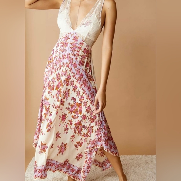 ISO -NOT SELLING: Free People Intimately Maxi Slip Dress Make or Break - Picture 3 of 5
